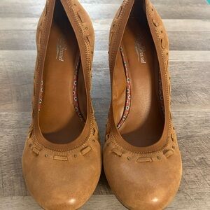 Lucky Brand Tan Leather Flats